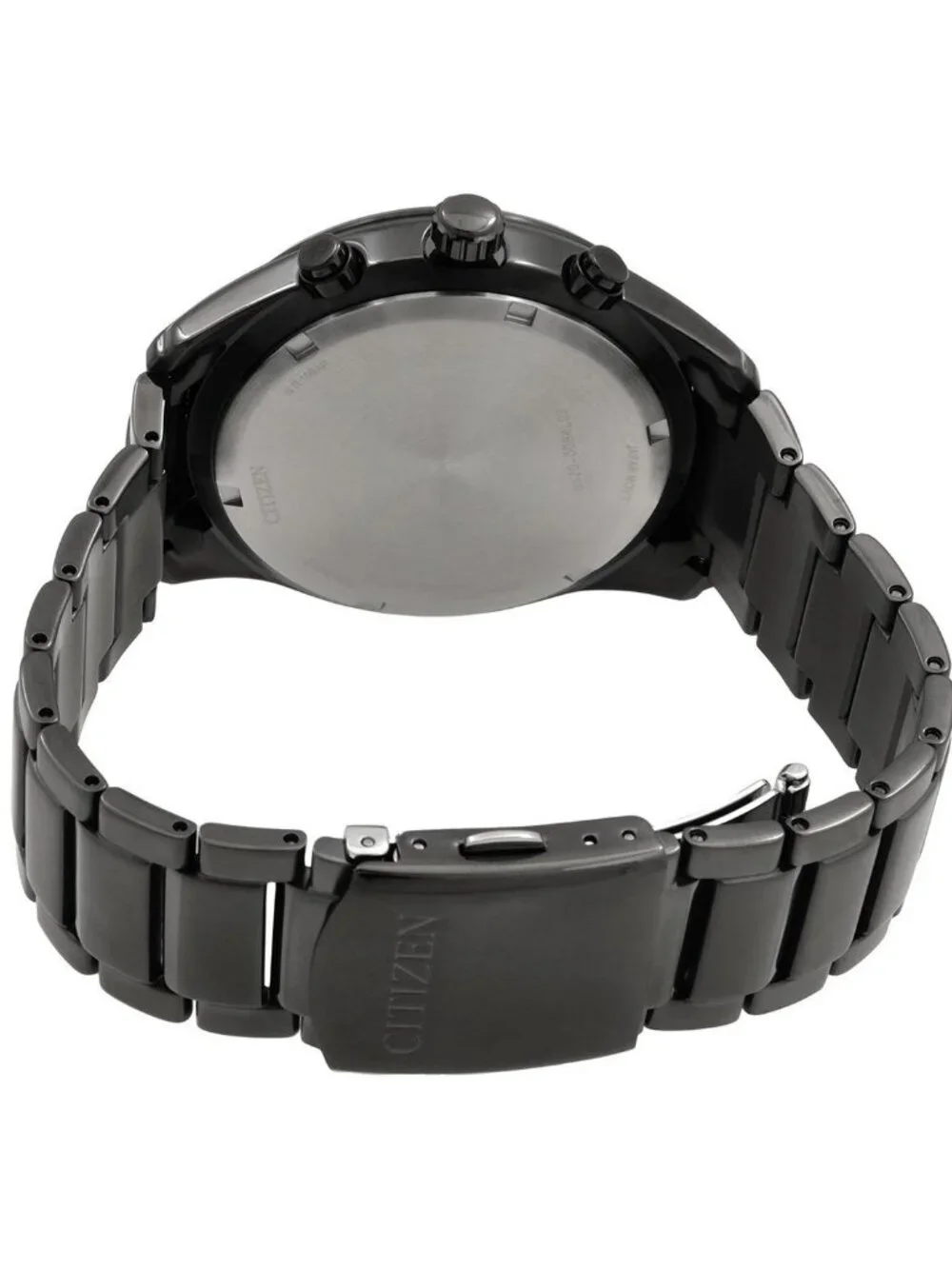 NWT Citizen Eco-Drive Chronograph Black Dial Men's Watch